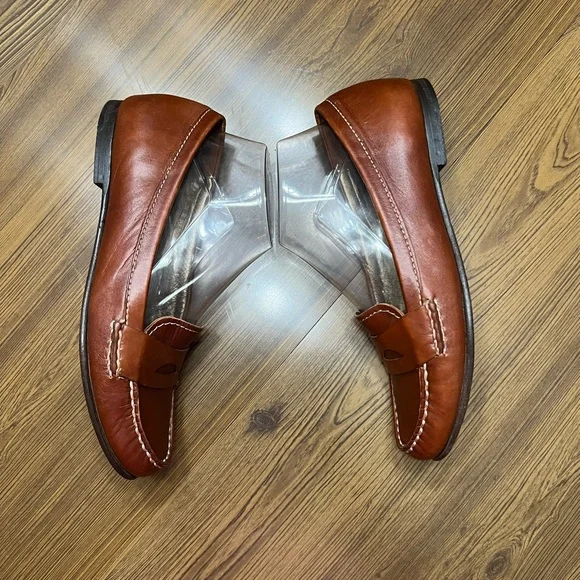 Cole Haan Leather Penny Loafers Brown Size 8AA - Picture 5 of 13